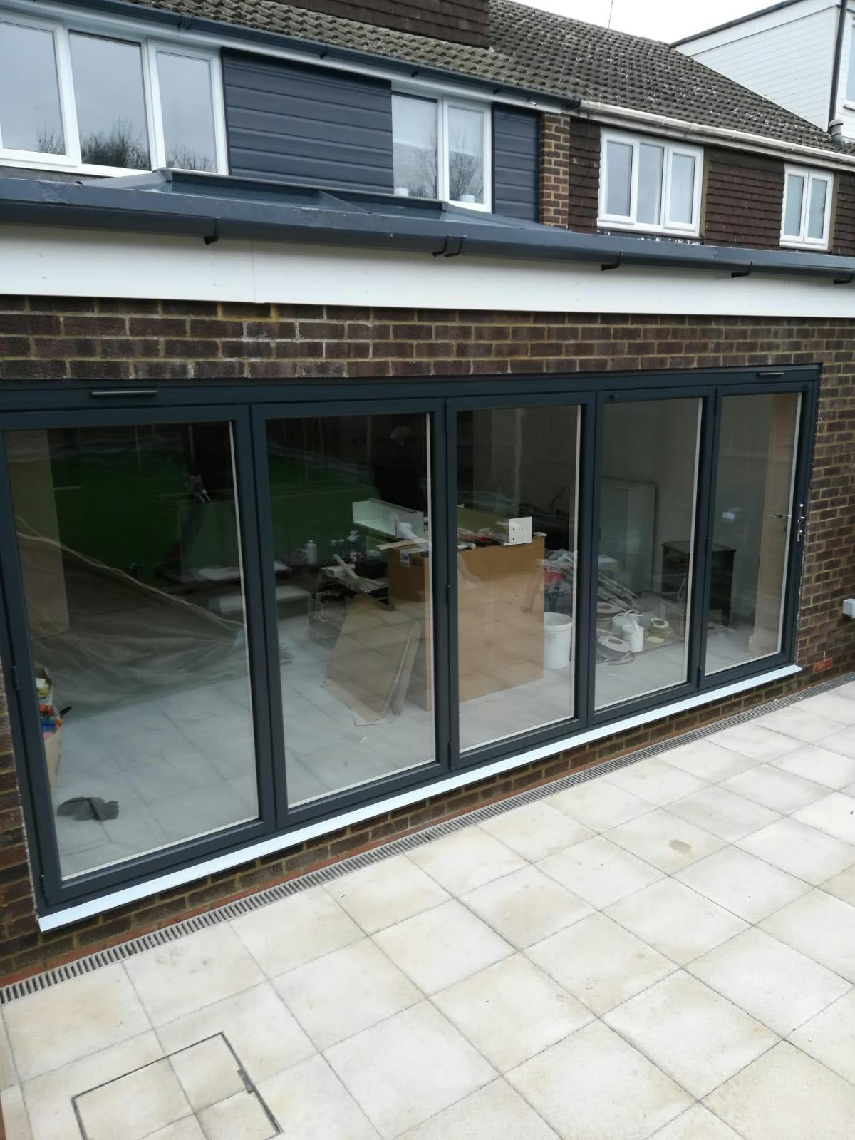 French and bi-folding doors example