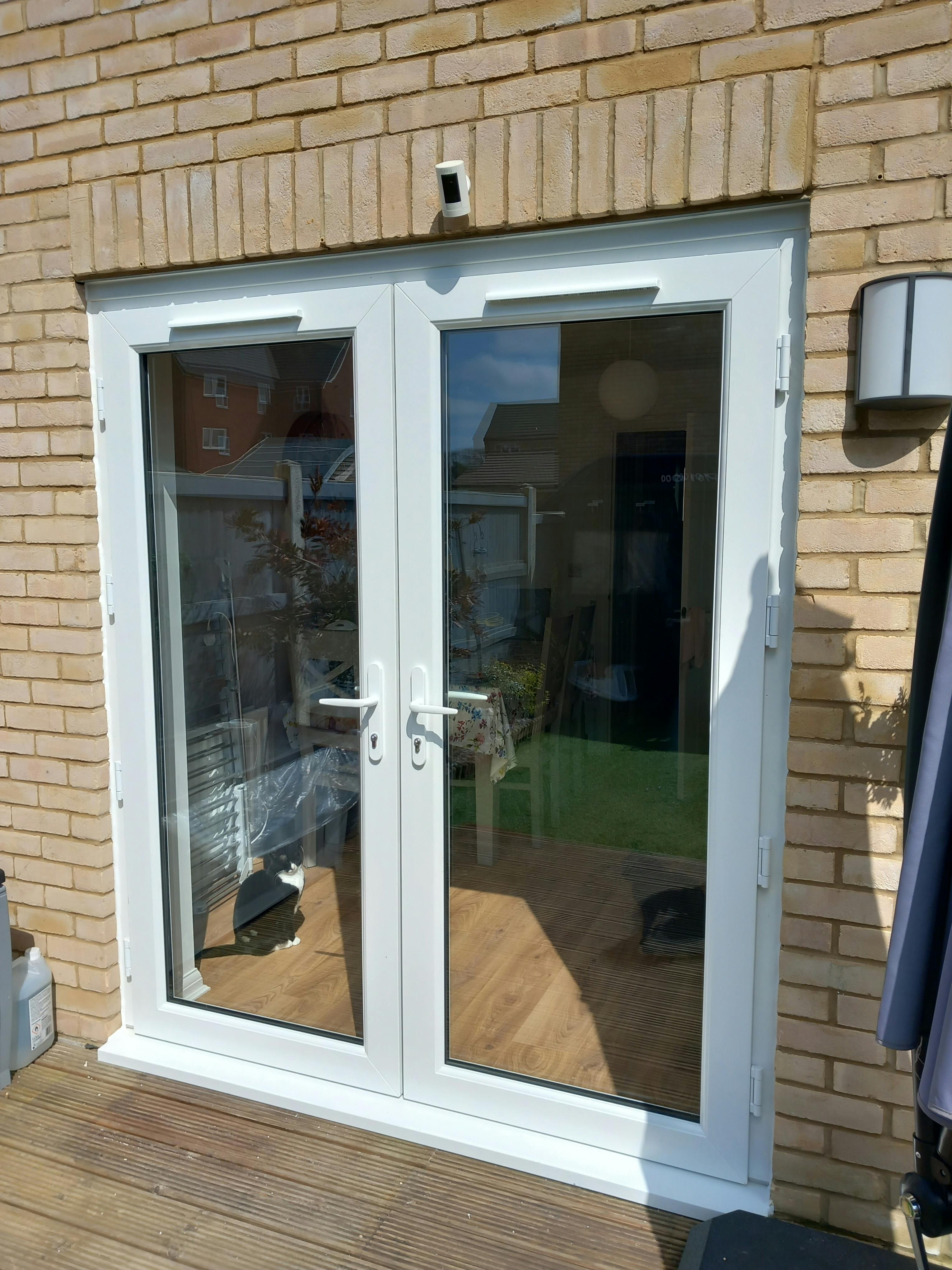 Enhanced indoor-outdoor flow with French doors recent work card